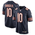 Chicago Bears Luther Burden III Navy Team Game Jersey