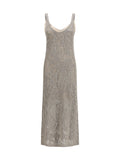 Brunello Cucinelli Women Dazzling Water Lillies Dress
