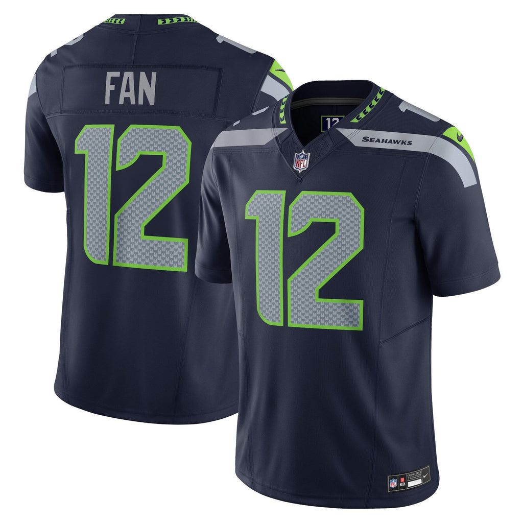 Seattle Seahawks 12s Navy Vapor F.U.S.E. Limited Jersey