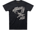 Women's American Made Tee Shirt In Vintage Black