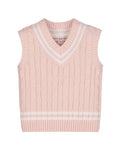Hope & Henry Cable Tennis Sweater Vest