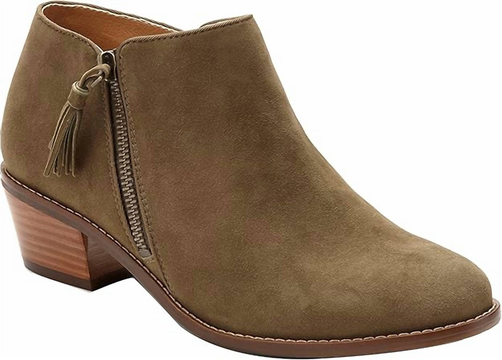 Women's Joy Serena Ankle Boot In Olive