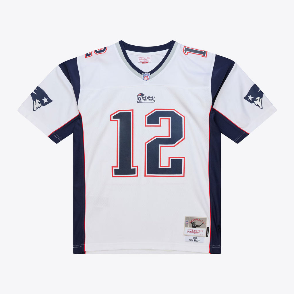 New England Patriots Tom Brady Mitchell & Ness White 2000 Legacy Replica Jersey