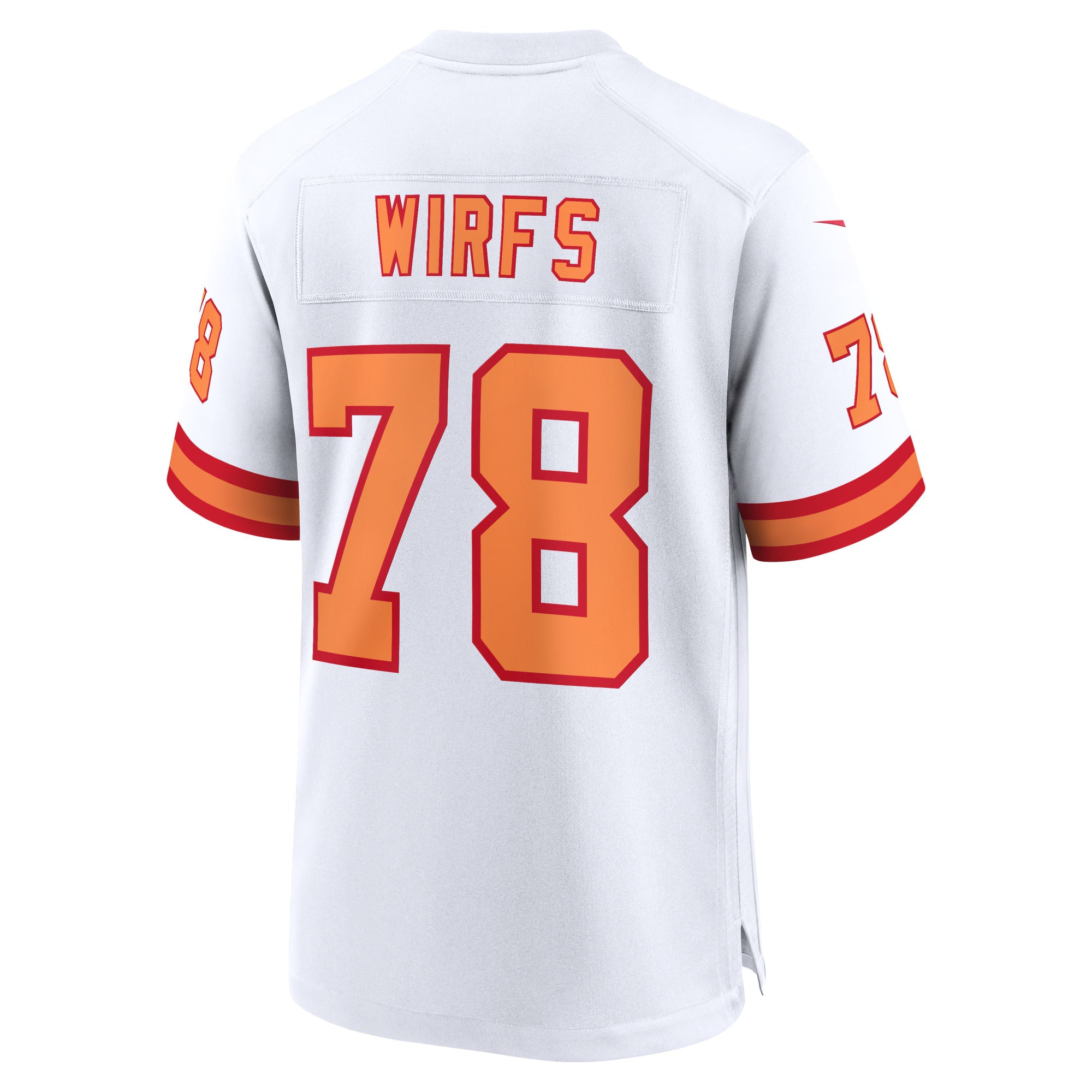 76 Tampa Bay Buccaneers Tristan Wirfs White 50th Season Game Jersey