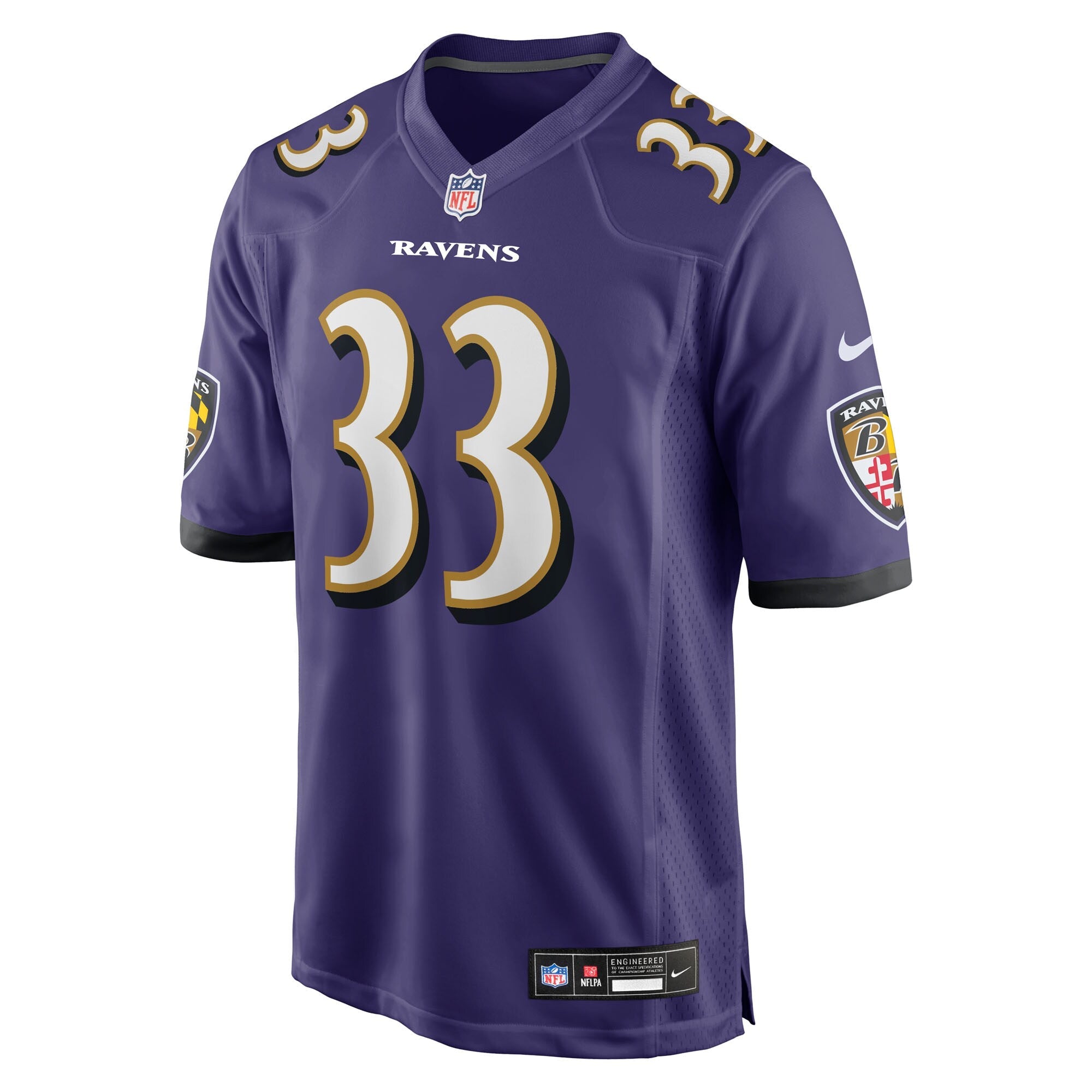 Baltimore Ravens Tyler Loop Purple Team Game Jersey