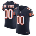 Chicago Bears Navy Vapor F.U.S.E. Elite Custom Jersey