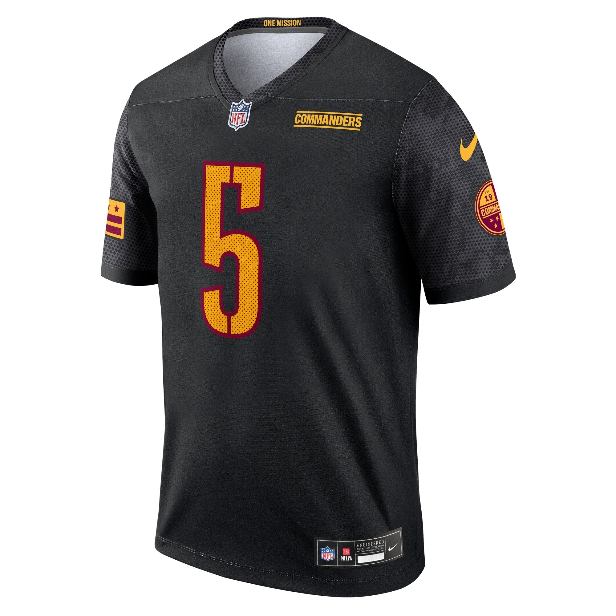 Washington Commanders Jayden Daniels Black Legend Player Performance Top