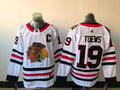 Men's Chicago Blackhawks Jonathan Toews #19 White Breakaway Player jersey