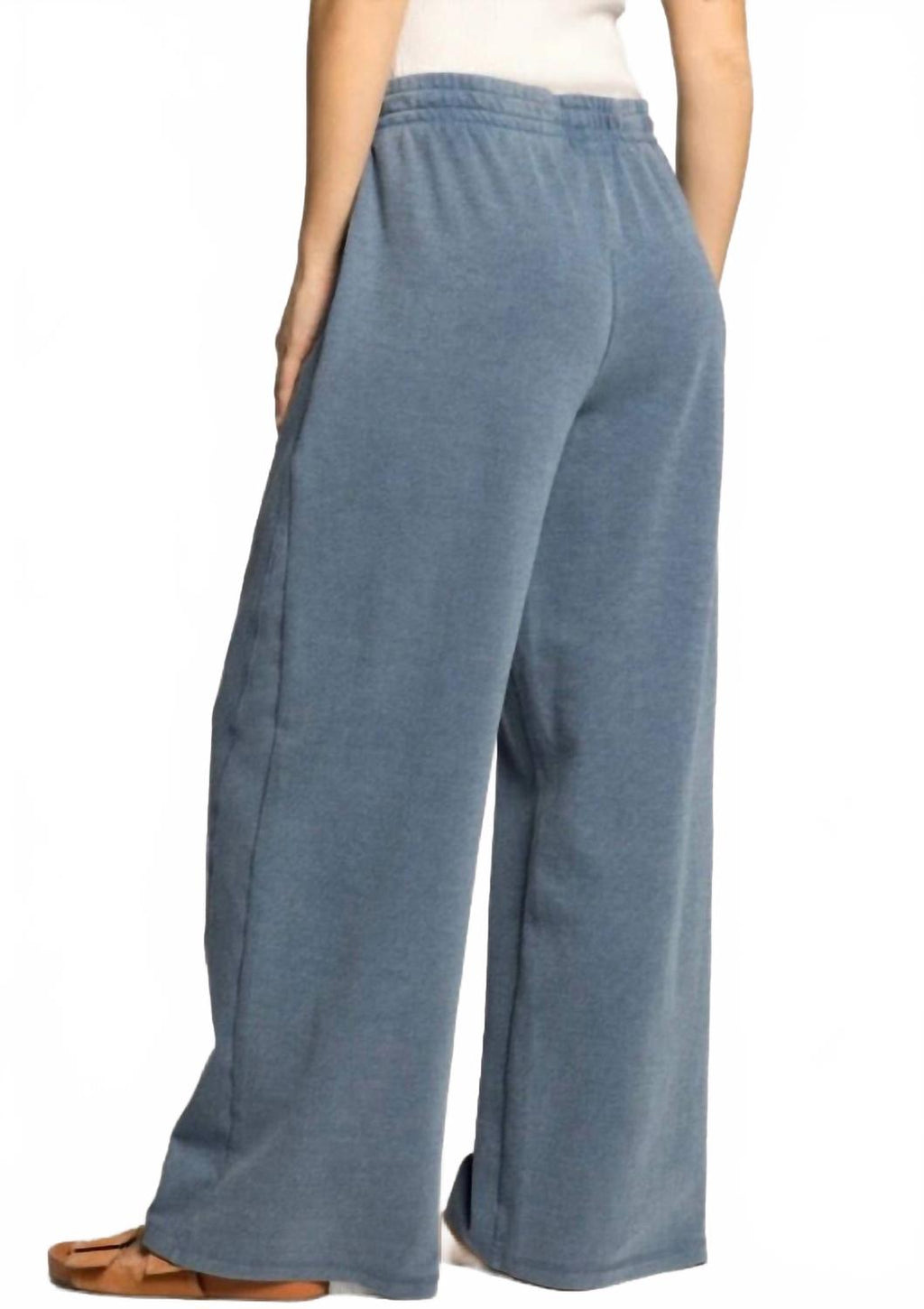 Washed Denim Nova Pants In Blue