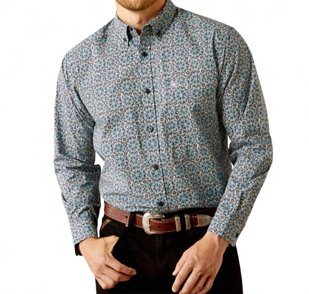 Men's Casual Series Santiago Shirt In Dark Teal