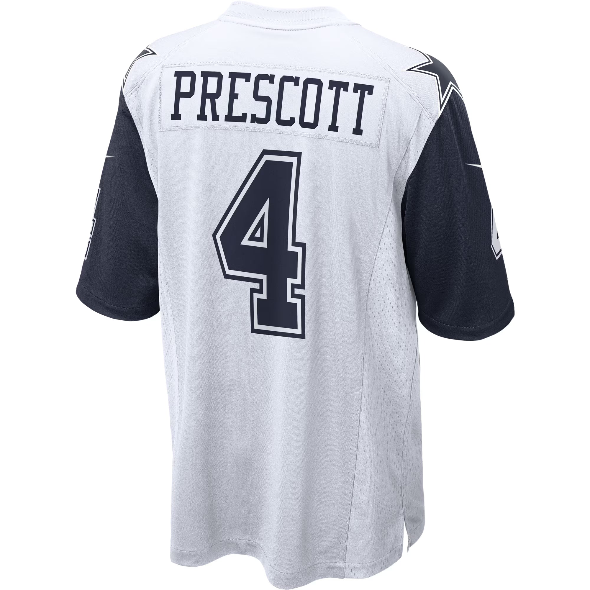 Dallas Cowboys Dak Prescott White Alternate Game Team Jersey