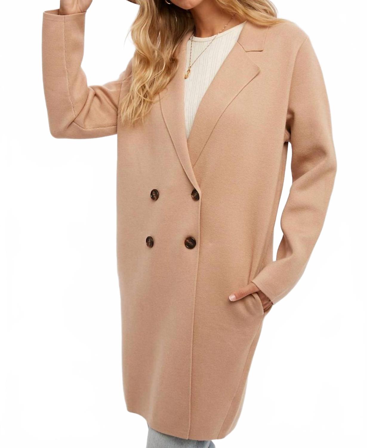Christen Coatigan In Tan
