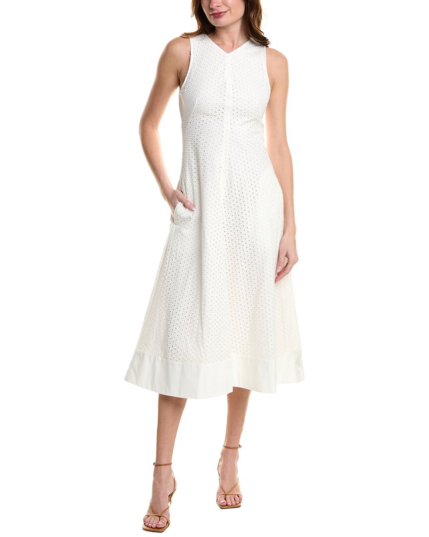 Proenza Schouler White Label Juno Eyelet Midi Dress