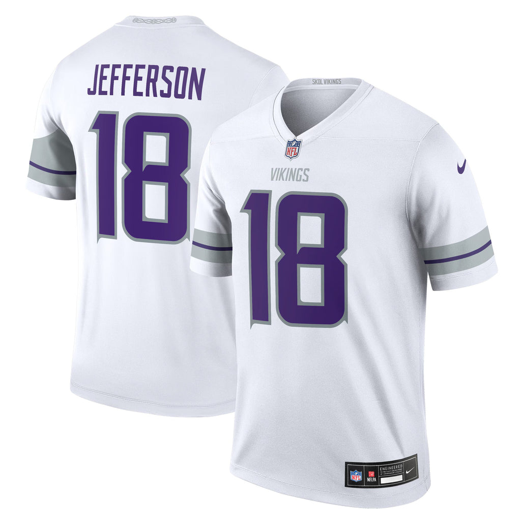 Minnesota Vikings Justin Jefferson White Legend Player Performance Top