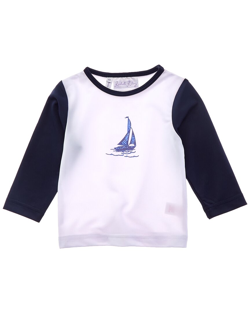 Rachel Riley Sailboat Rash Guard Top
