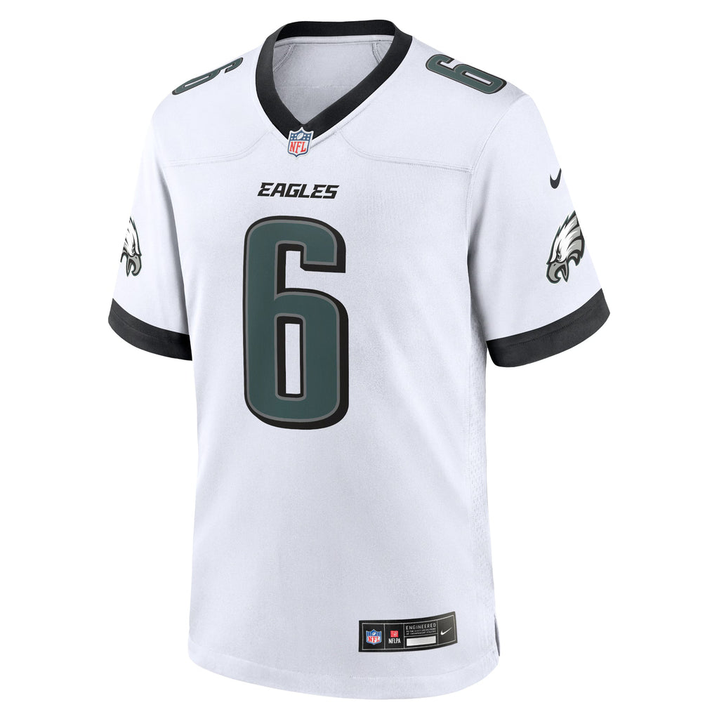 Philadelphia Eagles DeVonta Smith White White Game Jersey