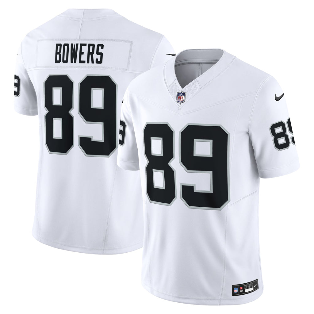 Las Vegas Raiders Brock Bowers White Vapor F.U.S.E. Limited Jersey