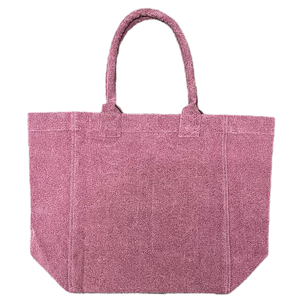 Yenky Logo Embroidered Shopper Bag Plum