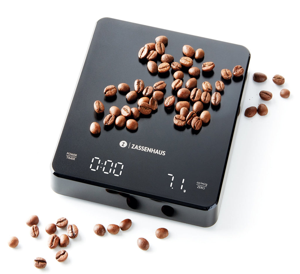 Zassenhaus Expert Digital Coffee Scale, Measures 1/10 Gram to 6.6 Pounds