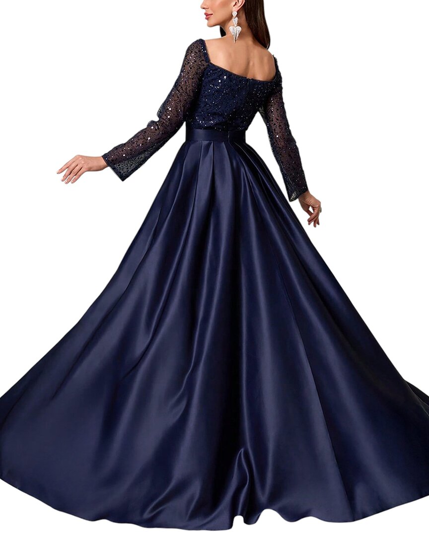 Silvia Rufino Embellished Maxi Dress