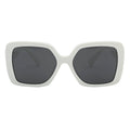 Miu Miu Dark Gray Square Ladies Sunglasses MU 10YS 1425S0 56