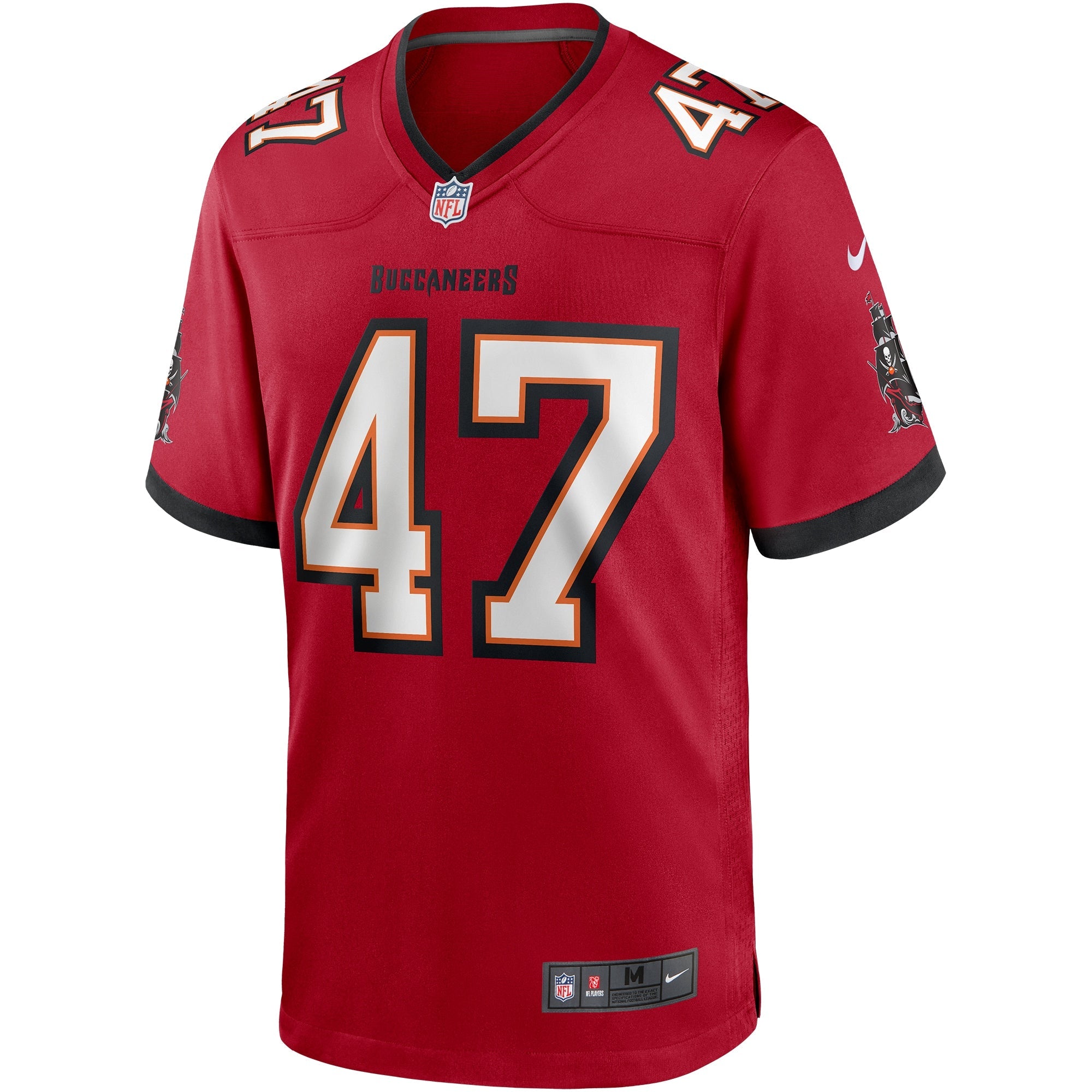 Tampa Bay Buccaneers John Lynch Red Game Retired Player Jersey