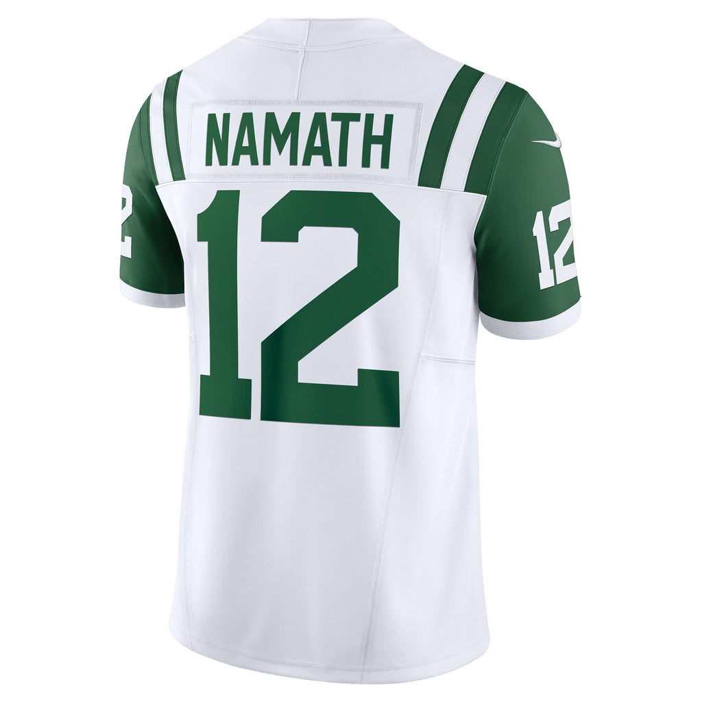 New York Jets Joe Namath White Classic Alternate Vapor F.U.S.E. Retired Player Limited Jersey