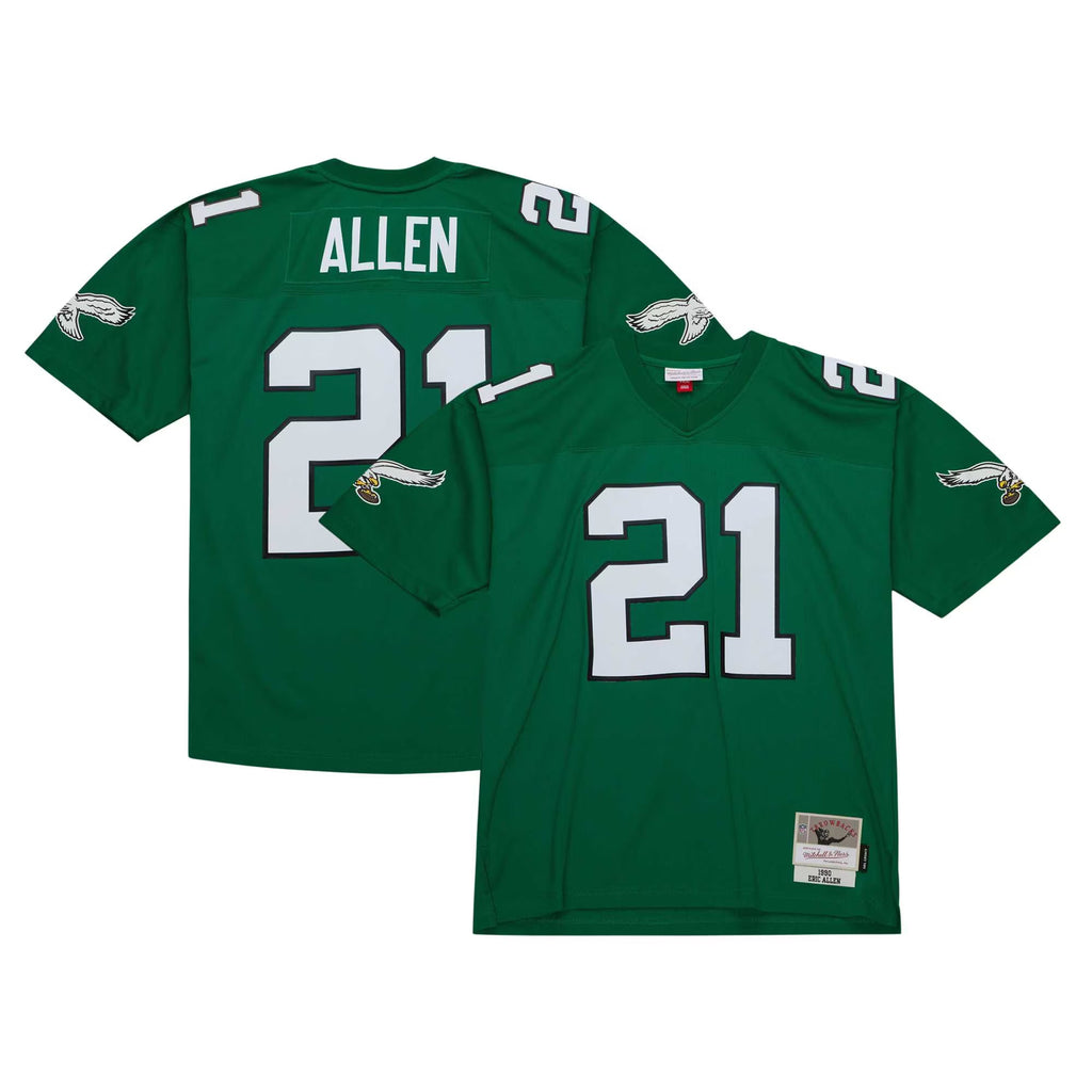 Philadelphia Eagles Eric Allen Mitchell & Ness Kelly Green Legacy Replica Jersey
