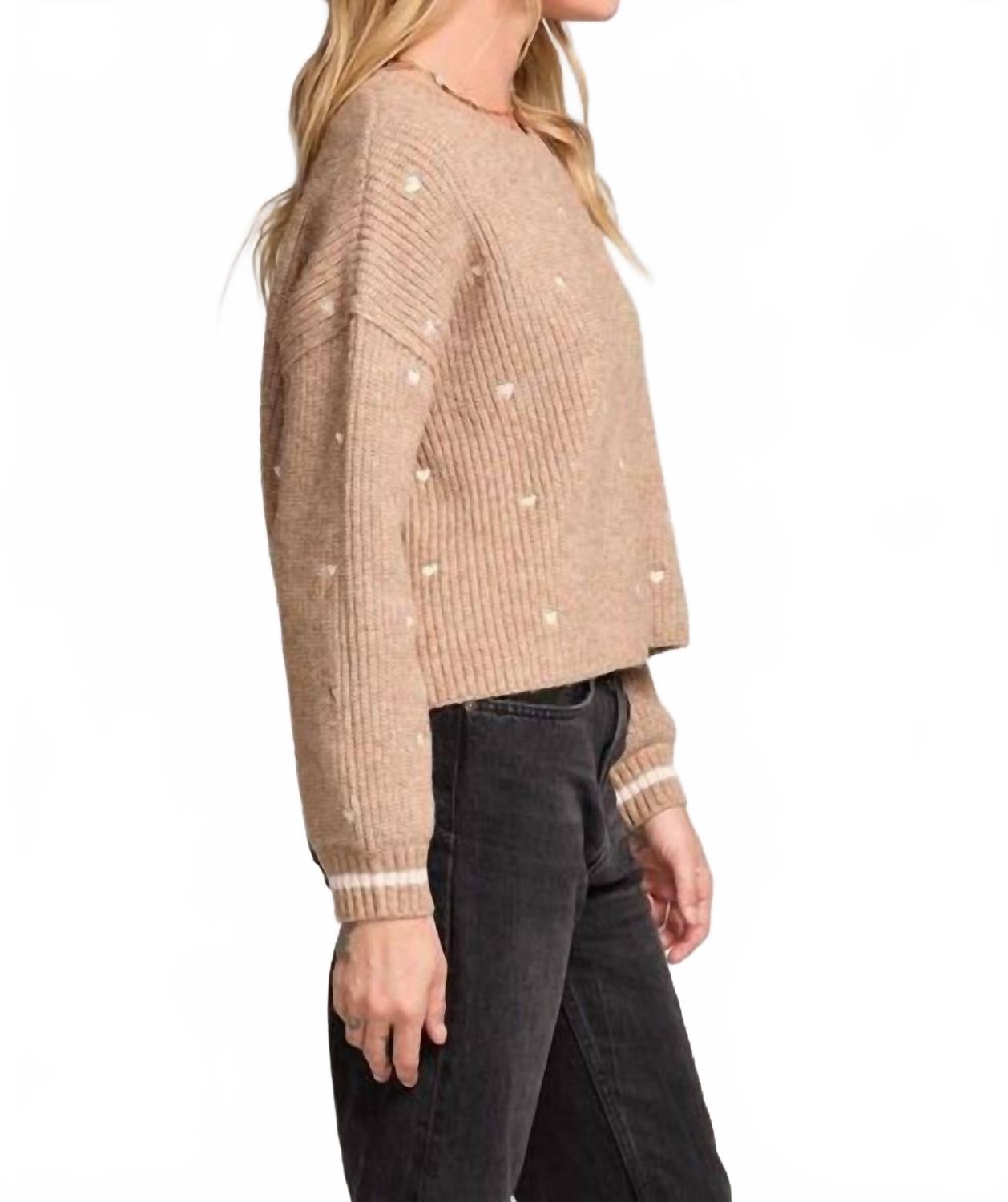 Charmer Sweater In Mocha