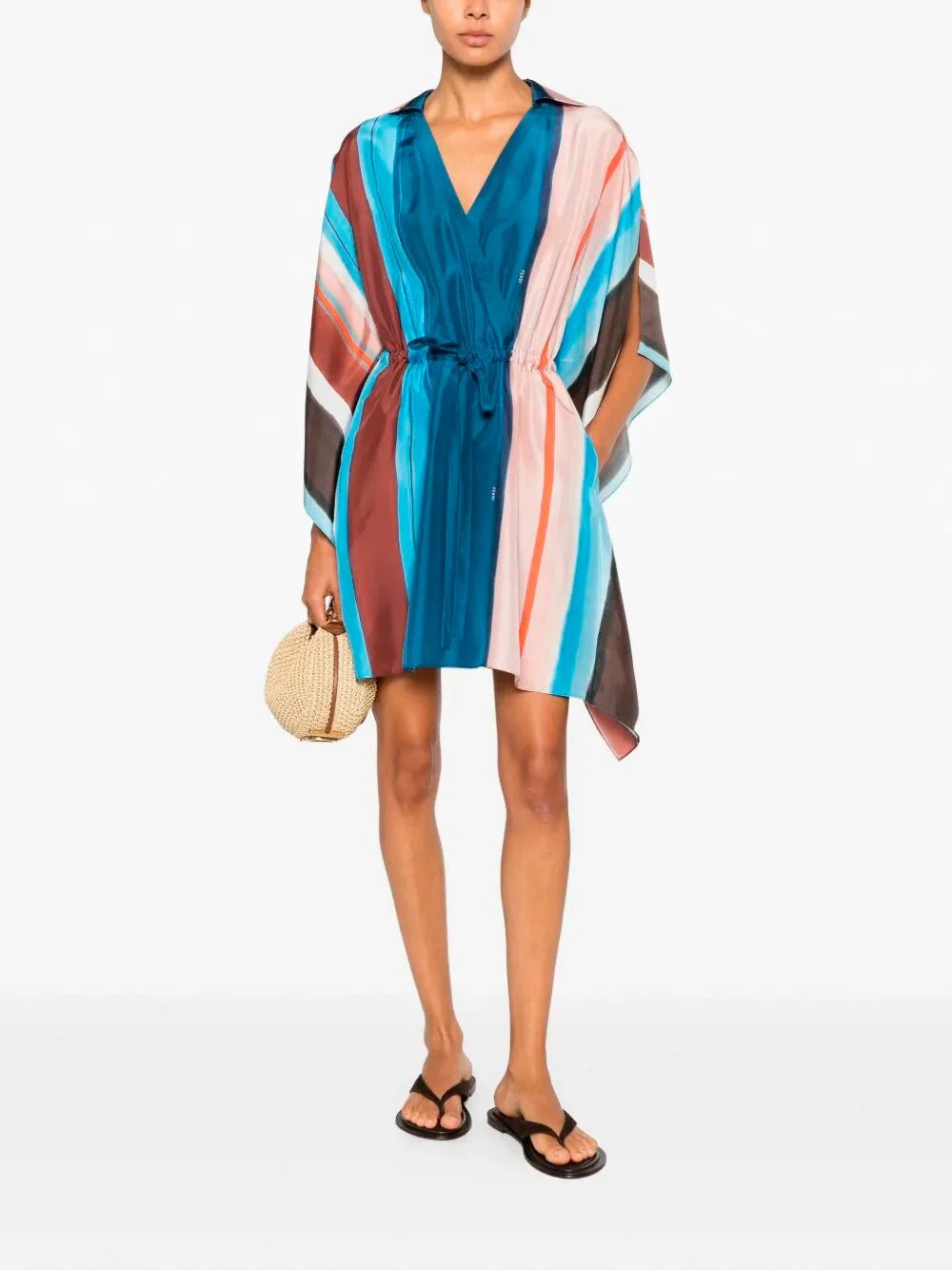 Fendi Women `Habutai Stripe` Dress