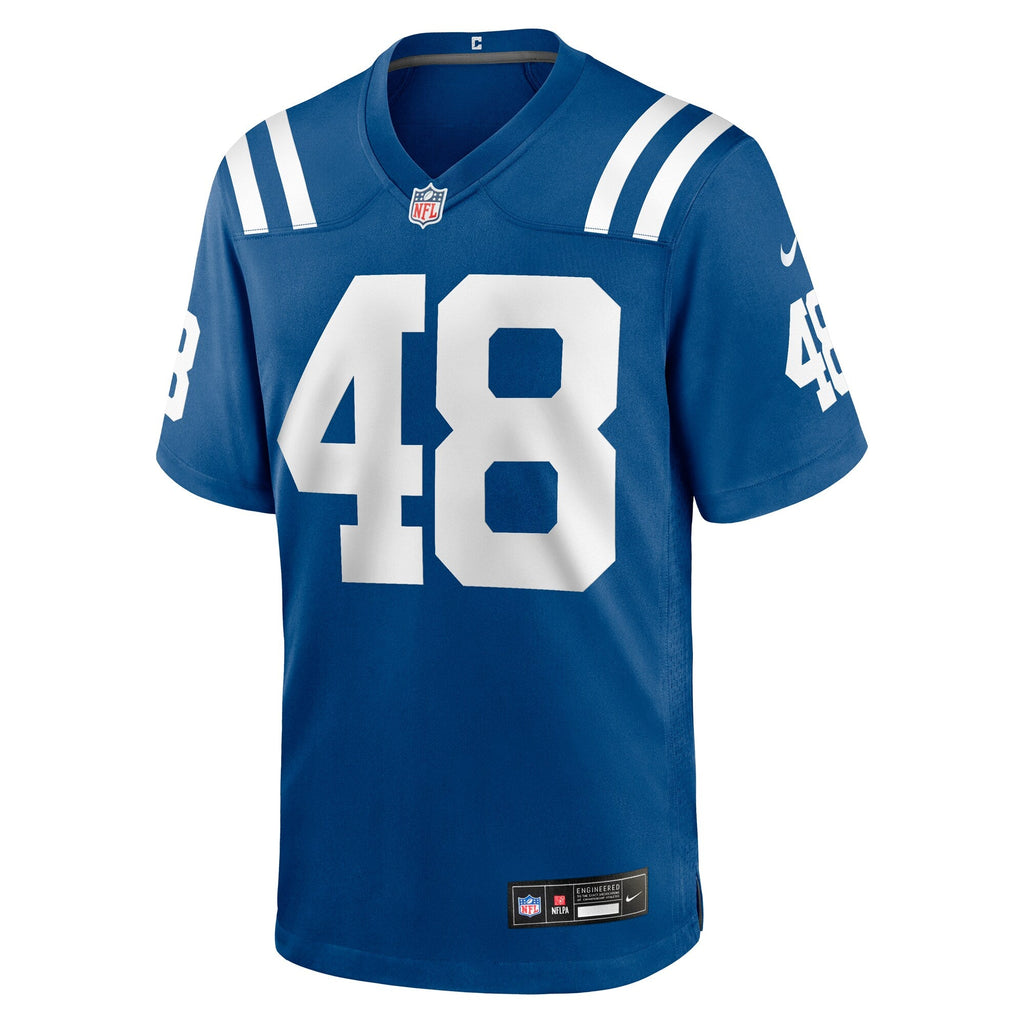 Indianapolis Colts Joe Bachie Royal Team Game Jersey