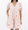Running Rabbit Mini Dress In Ivory