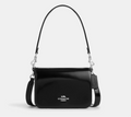 NWT Coach Quinn Leather Bag CY657 In Silver/Black