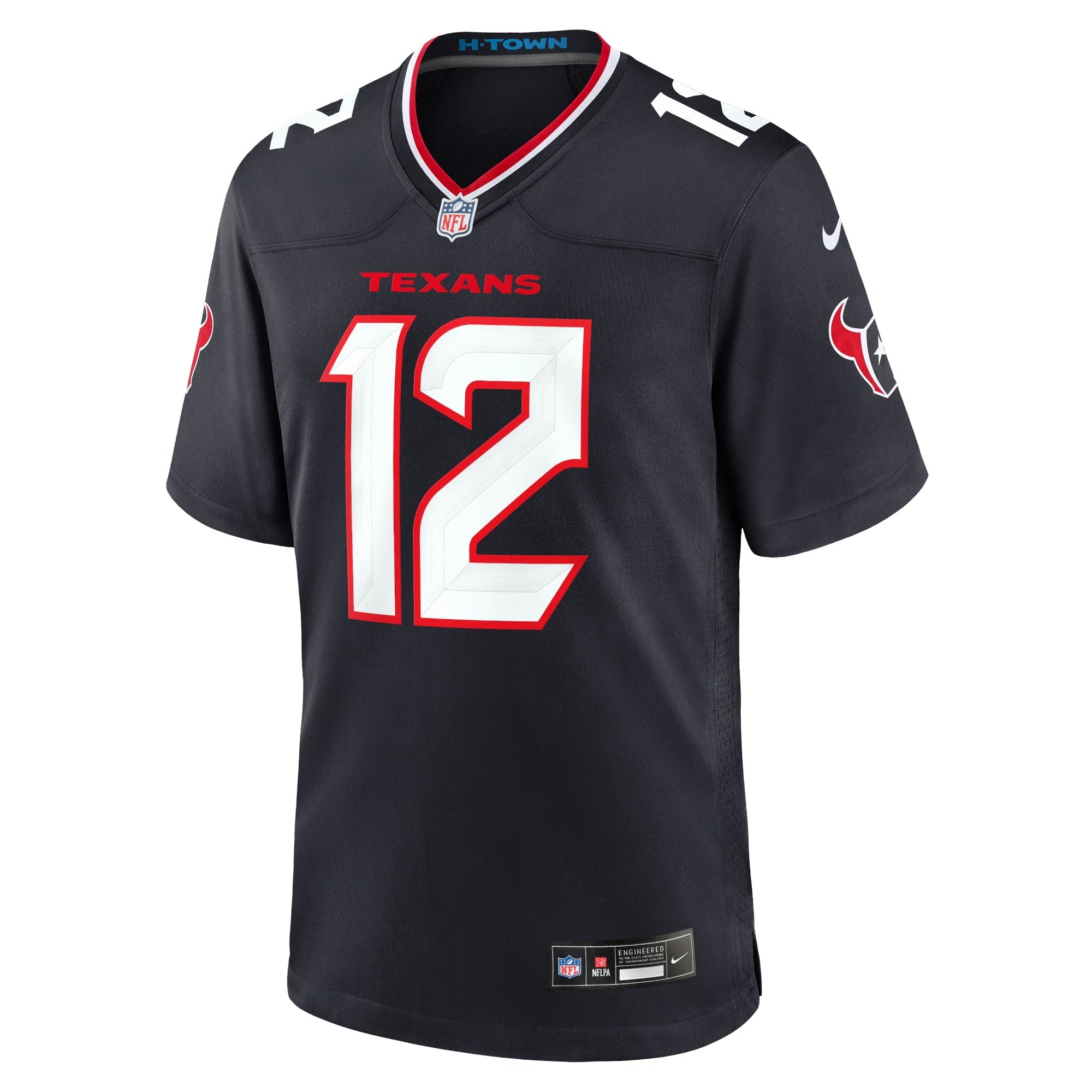 Houston Texans Nico Collins Navy Game Jersey