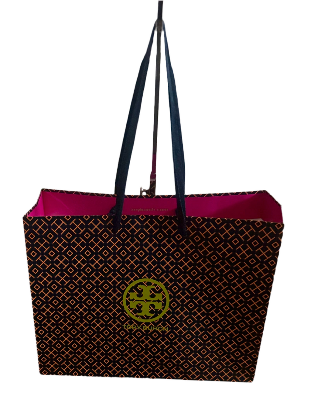 NWT Tory Burch Kira Chevron Small Flap Leather Shoulder Bag Black with Dust Bag