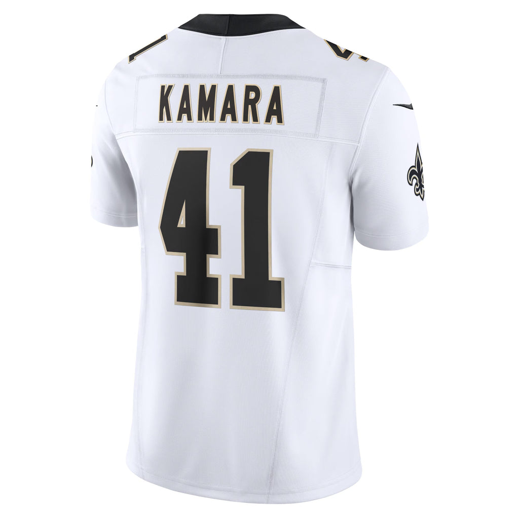 New Orleans Saints Alvin Kamara White Vapor F.U.S.E. Limited Jersey