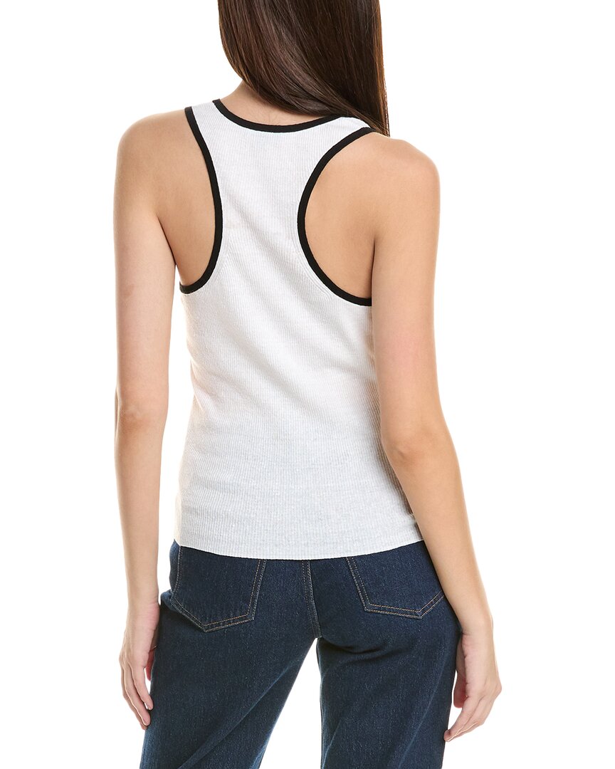 James Perse Linen-Blend Rib Tank