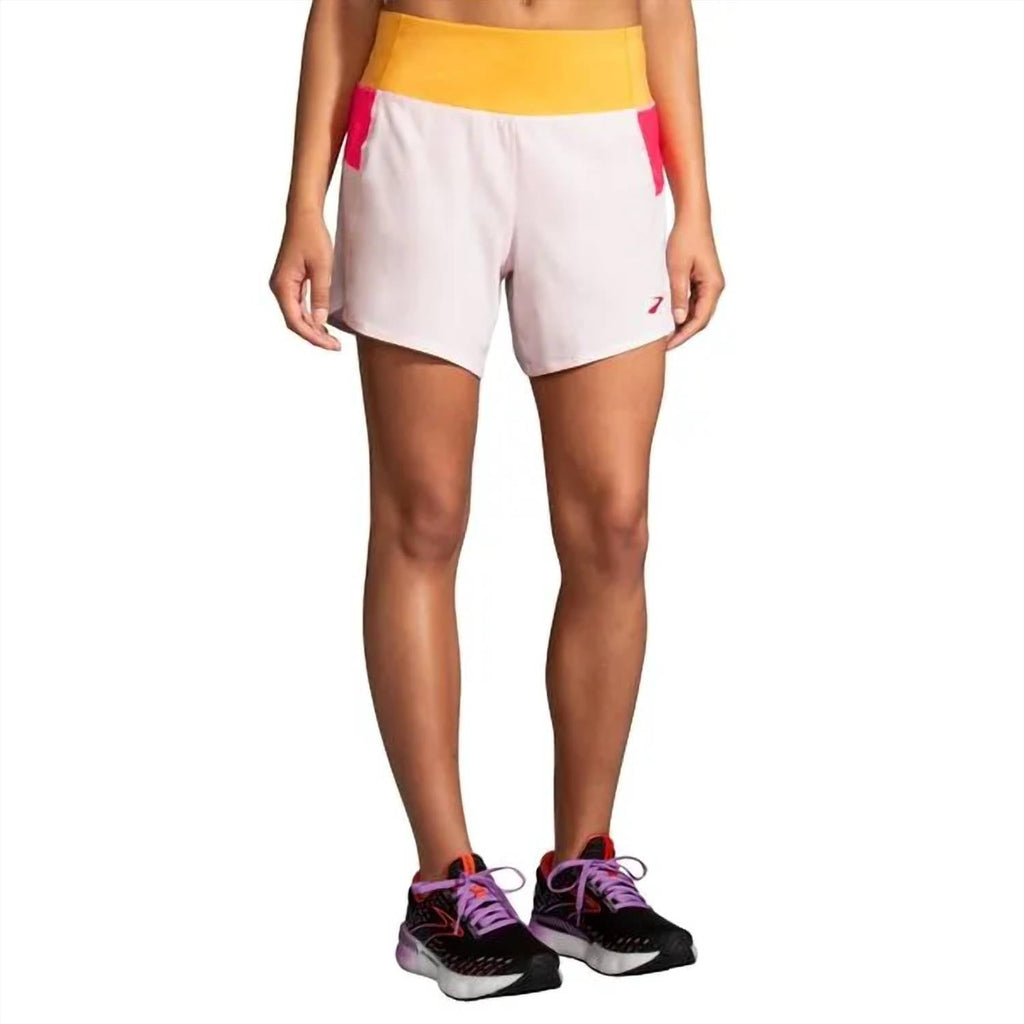 Chaser 5" Shorts In Quartz Hyper Pink Sun Glow