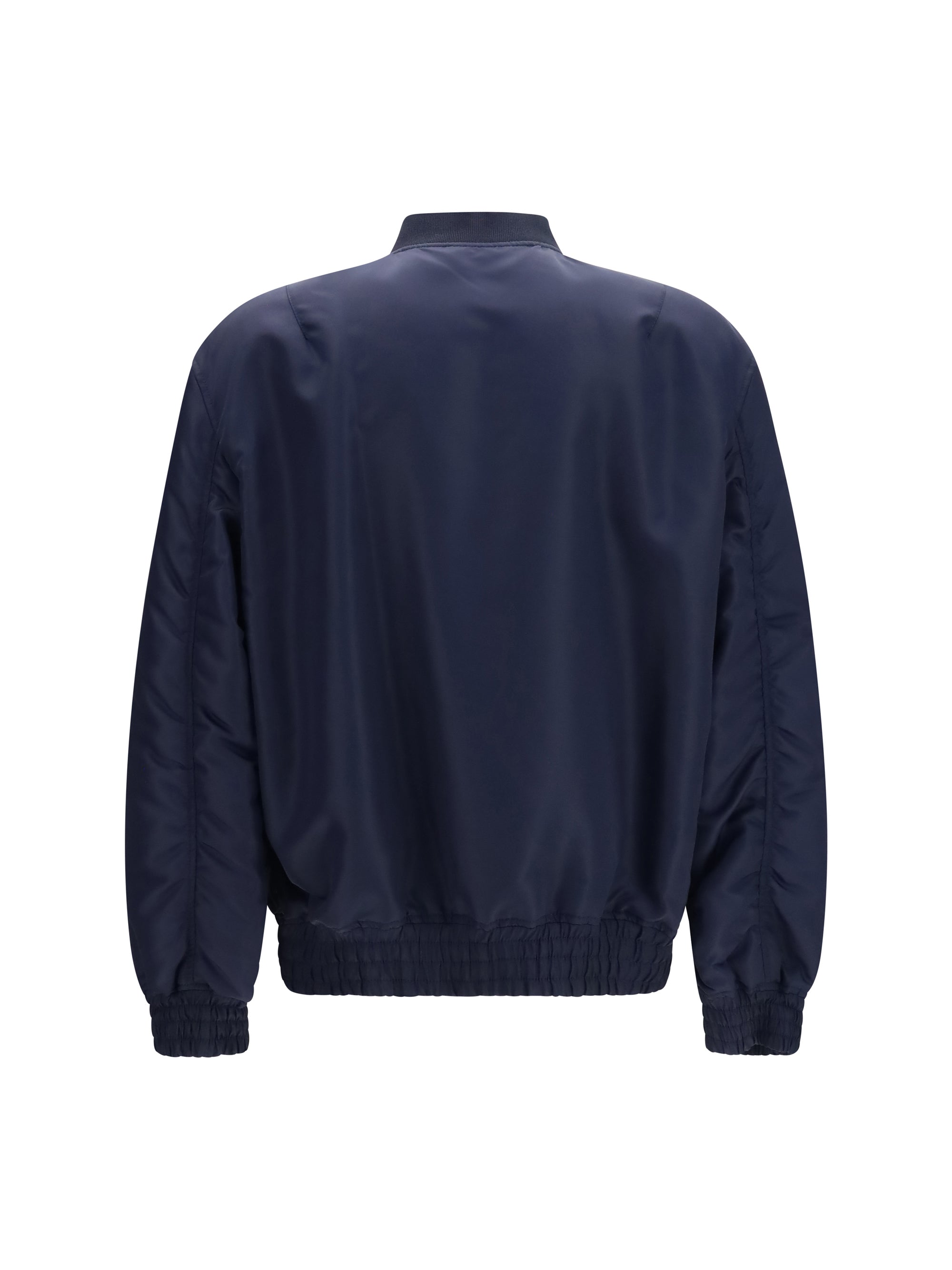 Valentino Men Nylon Jacket With Ruffles