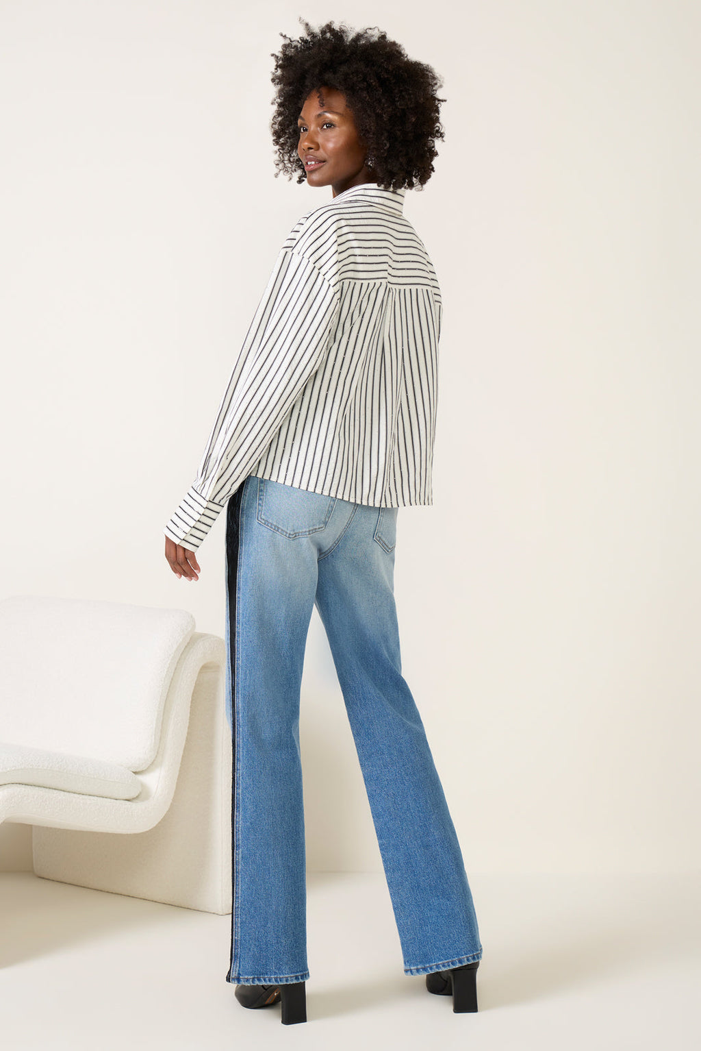 Women's Ever Straight w Lace Inset Jean