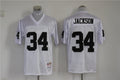 Men's Oakland Raiders Bo Jackson Mitchell & Ness White Legacy Replica Jersey1
