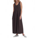 Wide Leg Jumpsuit In Chocolate