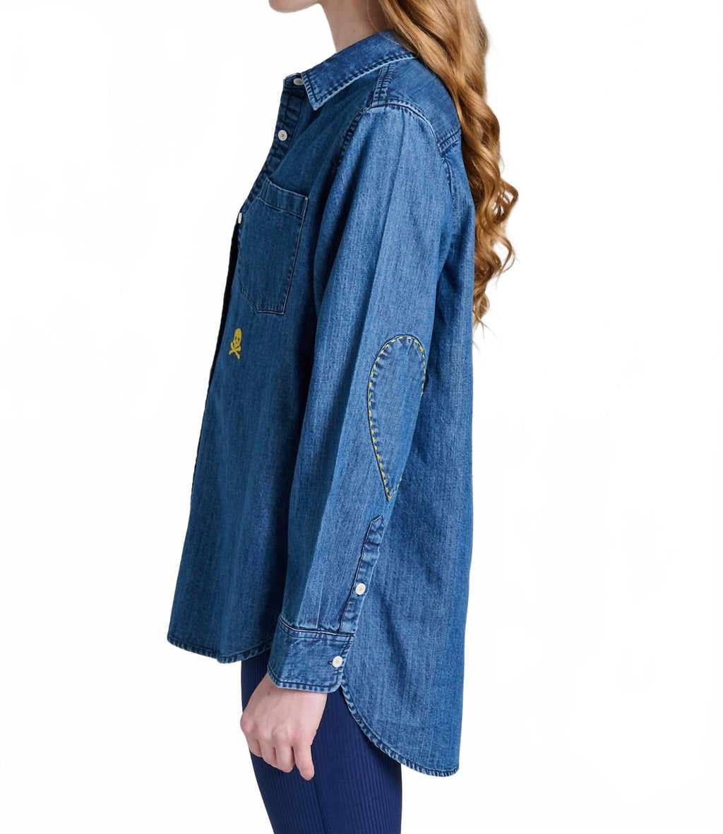 Mia Soul Brigade Shirt In True Denim