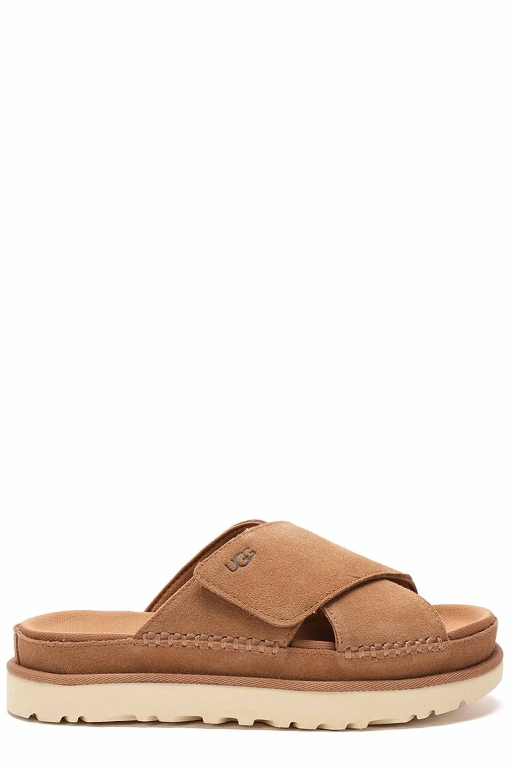 Women's Goldenstar Cross Slide In Chestnut