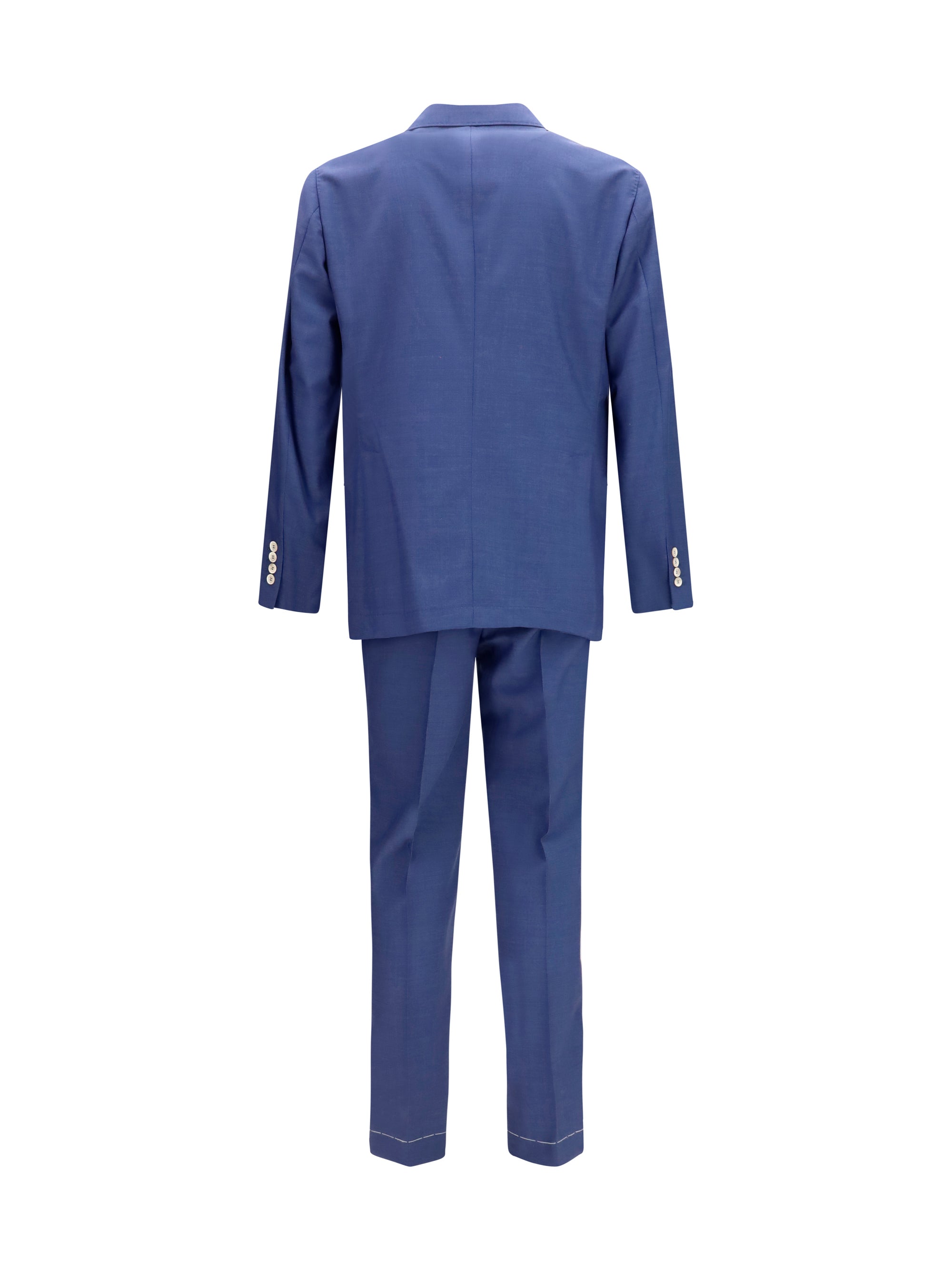 Brunello Cucinelli Men Single-Breasted Suit With Peak Lapels