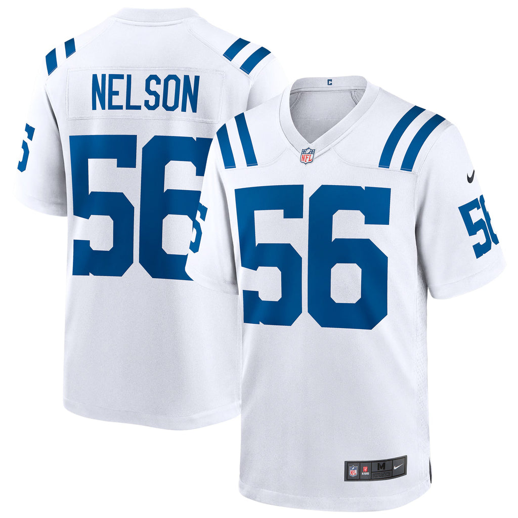 Indianapolis Colts Quenton Nelson White Game Player Jersey