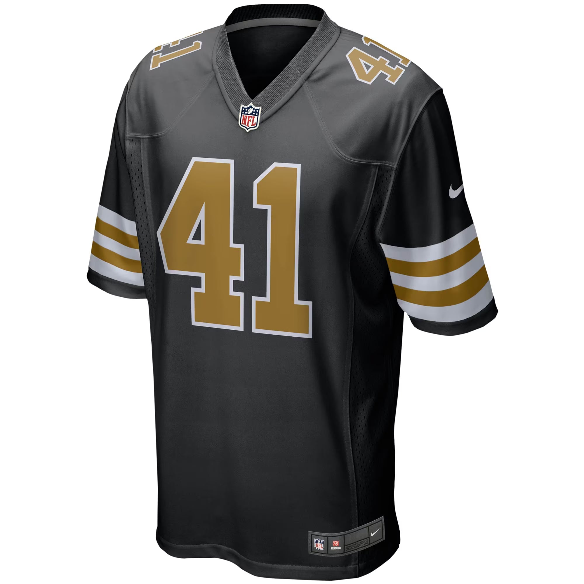 New Orleans Saints Alvin Kamara Black Alternate Game Jersey