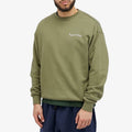 Men's Wordmark Crewneck Sweatshirt In Olive