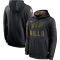 Men's Buffalo Bills NFL 2020 Salute to Service Hoodie1 Black