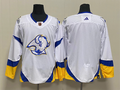 Men's Buffalo Sabres White Alternate Premier Breakaway Blank jersey